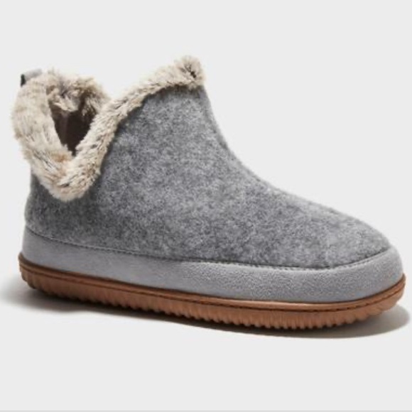 Dearfoams Dluxe Dolly Felted Bootie Slippers - Picture 1 of 11